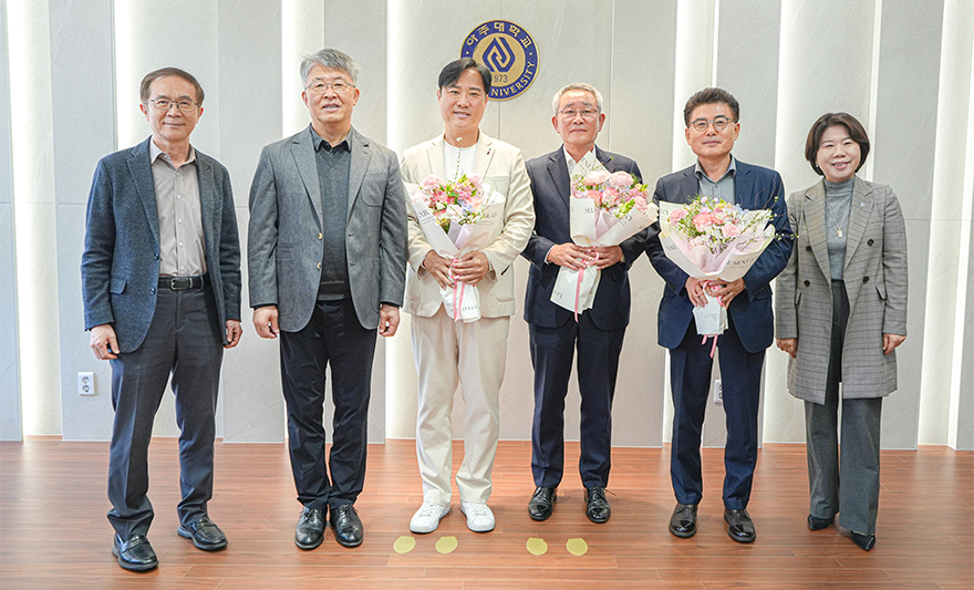 채교석·이규식·김동율 기부자, 기부금 전달식 참석