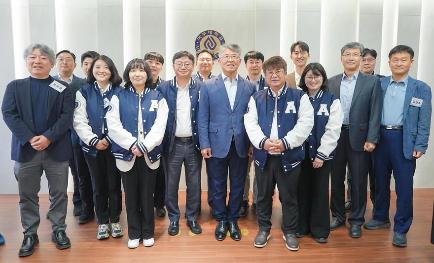 교통기술사 동문 12인 장학금 쾌척, ‘아주 드림 투게더’ 참석